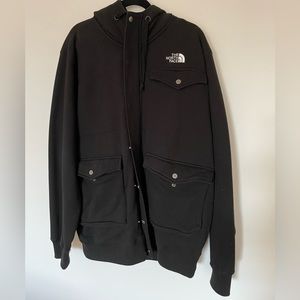 North Face Fleece hooded jacket